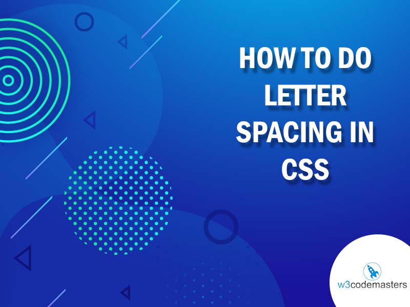 how to do letter spacing in css