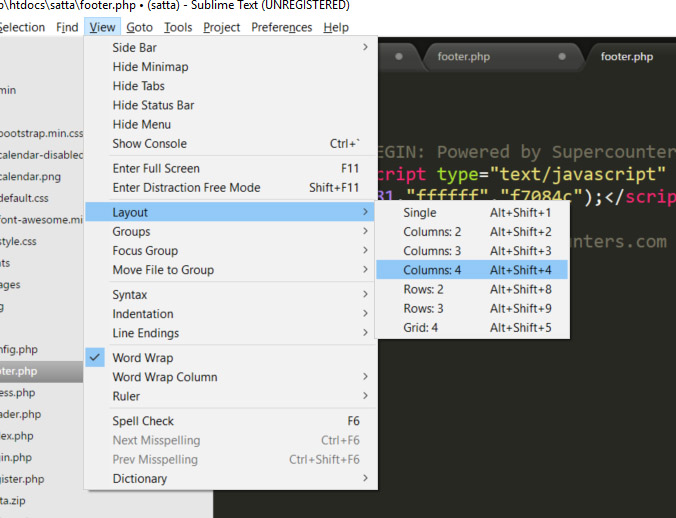 sublime text 2 shortcuts for mac