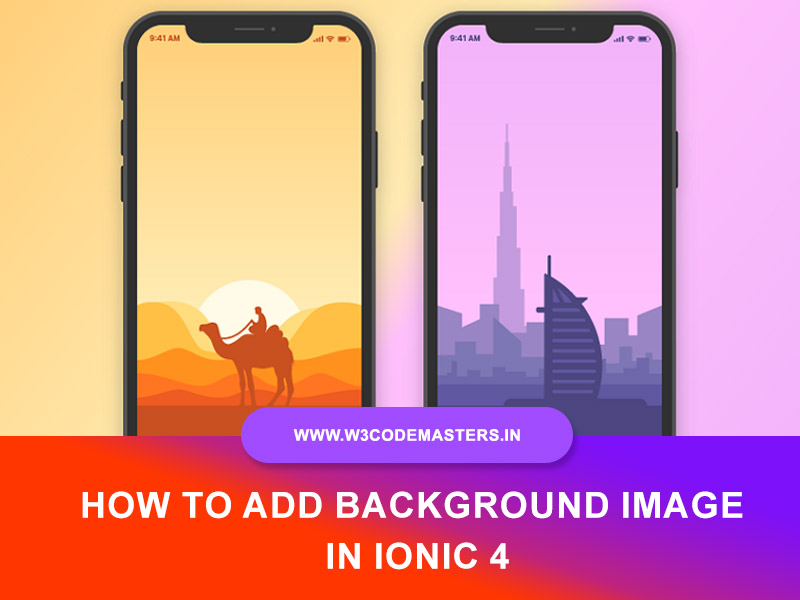 How To Add Background Image In Ionic 4